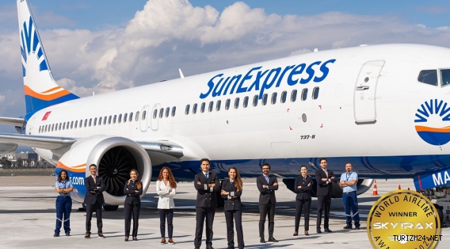 SunExpress, bu yıl da ‘Avrupa’nın En İyi Tatil Hava Yolu’ seçildi